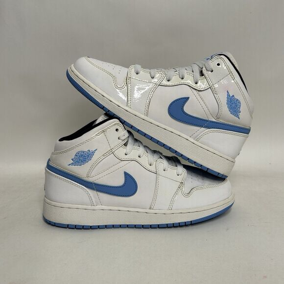 Nike Shoes Air Jordan 1 Retro Mid GS “Legend Blue/UNC" 2024 - Picture 1 of 8